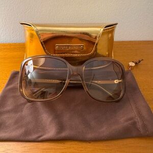 Tory Burch TY7004 Sunglasses - Light Brown